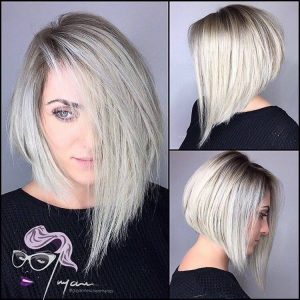 Asymmetrical Bob Cut 