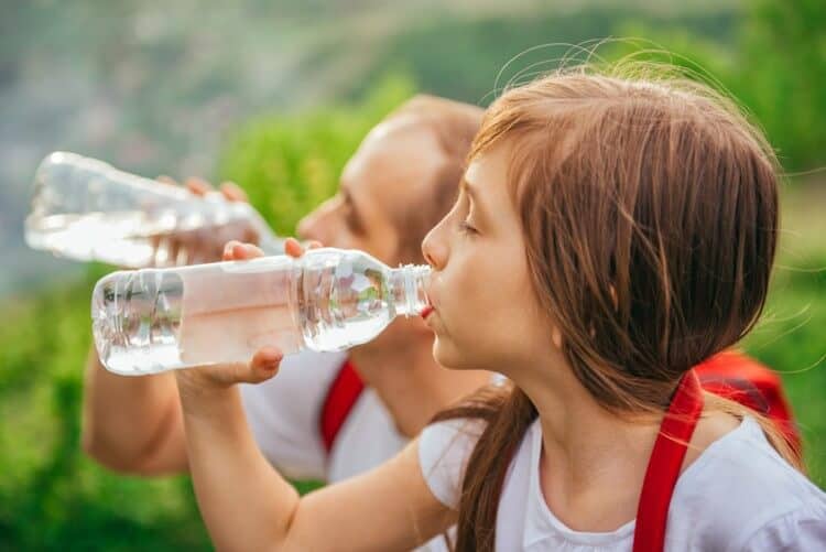 Kids Drinking Water